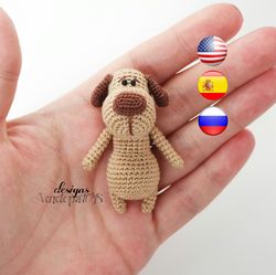 pattern amigurumi puppy