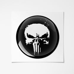 brp can-am ryker emblem decal sticker "the punisher"