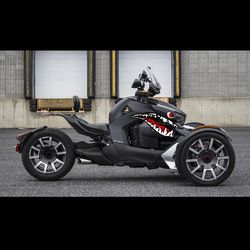 brp can-am ryker decal wrap kit "shark"