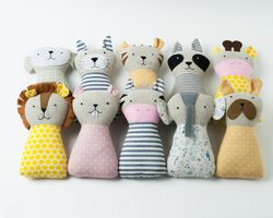 10 mini animals. sewing pattern and tutorial pdf