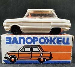 vintage ussr toy car zaporozhets zaz 966 1980s new in box
