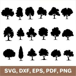 tree svg, trees svg, tree dxf, trees dxf, tree template, tree png, trees png, tree cut file, tree cutout, tree printable