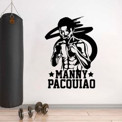 great boxing stars, boxing gym training, gym workouts, sport, car stickers wall sticker vinyl decal mural art decor