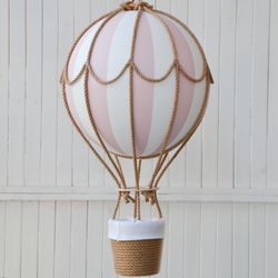 big hot air balloon mobile nursery decoration centerpiece