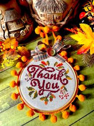 cross stitch pattern pdf thank you by crossstitchingforfun designs thanksgiving day cross stitch pattern pdf