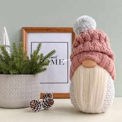 christmas gnome, scandinavian gnome with hat, hygge gnome