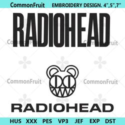 radio head logo rock band embroidery design download file