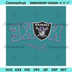 las vegas raiders reverse nike embroidery design download file