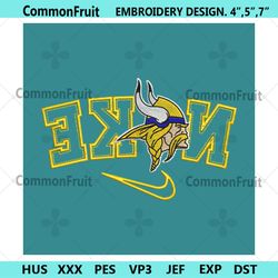 minnesota vikings reverse nike embroidery design download file