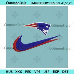 new england patriots nike swoosh embroidery design download