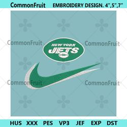 new york jets nike swoosh embroidery design download