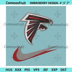 atlanta falcons nike swoosh embroidery design download