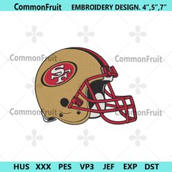 san francisco 49ers football helmet logo machine embroidery