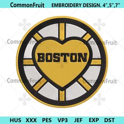 boston bruins embroidery files, nhl embroidery files, boston bruins file