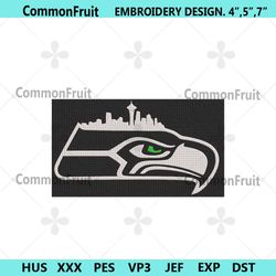 seattle seahawks embroidery design, nfl embroidery designs, seattle seahawks embroidery instant file