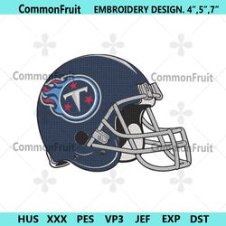 tennessee titans football blue helmet logo machine embroidery