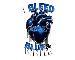 i bleed blue white