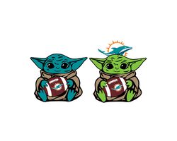 miami dolphins baby yoda nfl svg, sport svg, football