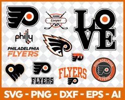 philadelphia flyers bundle svg, bundle nhl hockey svg, nhl hockey svg, sport svg, nhl svg