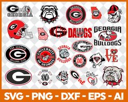 georgia bulldogs, georgia bulldogs svg, georgia bulldogs clipart, georgia bulldogs cricut, football svg, ncaa