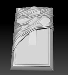 3d stl model for cnc file tombstone