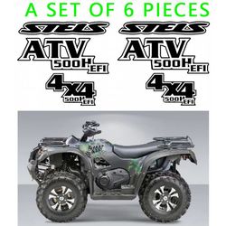 stels atv 500h efi decal stickers kit