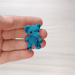 elephant tiny figurine, miniature toy, pet for doll, friend for doll, dollhouse miniature, miniature animals, souvenir.