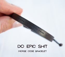 Do Epic Shit Morse Code Bracelet, Best Friend Gifts, Friendship Bracelet, Motivation Bracelet, Best Friend Braclets