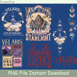 velaris bundle png, velaris city of starlight png, the night court png, sjm merch png, city of starlight png, acotar png