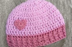 crochet pattern reversible baby beanie