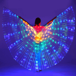 belly dance glow light up costume