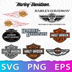 harley davidson logo bundle svg