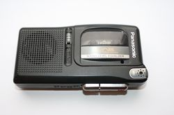 panasonic rn-502 microcassette recorder dictaphone handheld, tested