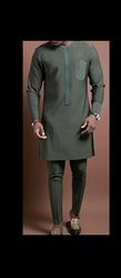 men african kaftan suit/ men african clothing top and pants set/ men african wedding suit/ groomsmen african suit