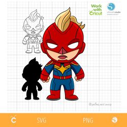 baby captain marvel superhero svg, baby avengers svg, baby superwomen svg, captain baby art svg