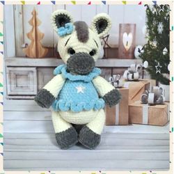 plush animals in crochet vintage spirit chic decoration – kidyhome