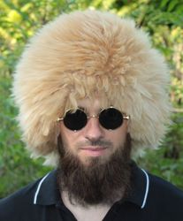 habib khabib nurmagomedov papakha  sheepskin fur