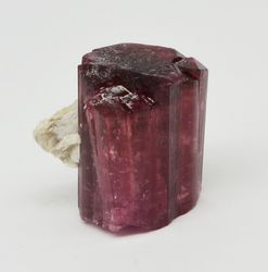 pink tourmaline crystal with lepidolite