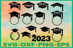 graduation 2023 svg, graduation hat, graduation caps