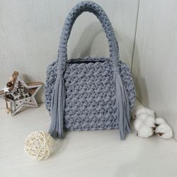 handmade bags, stylish bag,crocheted bag,women's bag,