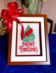 cardinal christmas tree cross stitch pattern pdf by crossstitchingforfun instant download