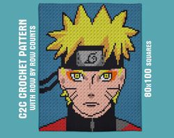 naruto c2c crochet blanket pattern