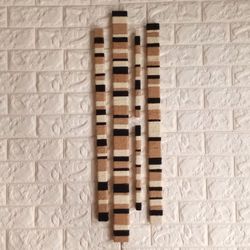 textile wall art. fiber art wall installation. vertical wall art. decor wall art original. rope wall art. textile art