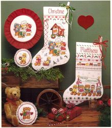 vintage christmas ornaments and stocking cross stitch pattern pdf classic holiday designs instant downloadh