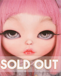 sold out ! blythe custom doll panda, pandacustom doll custom blythe doll main, blythe min, blythe doll, custom doll main