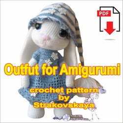 tutorial: outfit for amigurumi 3 in 1 (bear,doll,bunny) crochet pattern