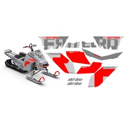 brp ski-doo freeride 850 e-tec decal stickers kit