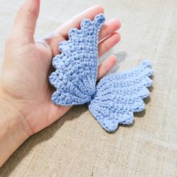 crochet pattern angel wings for doll and angels