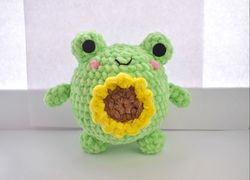 crochet frog pattern plush frog pattern cute amigurumi frog pdf pattern