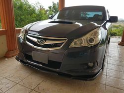 front bumper spoiler lip for 10 16 subaru legacy sedan 4dr abs jdm